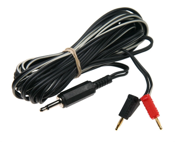 E-Stim - Electrosex Elektrokabel 3,5 mm Stecker auf 2 mm Stecker - Laced-up.nl