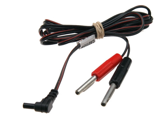 E-Stim Systems - TENS to 4 mm Cable - 1.5 meters - Black-Laced-up.nl