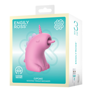 ER - Cupcake Unicorn - Clitoris Vibrator met 360° Roterende Tong - Roze-Erotiekvoordeel.nl