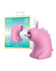 ER - Cupcake Unicorn - Clitoris Vibrator met 360° Roterende Tong - Roze-Erotiekvoordeel.nl