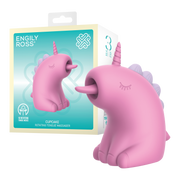 ER - Cupcake Unicorn - Clitoris Vibrator met 360° Roterende Tong - Roze-Erotiekvoordeel.nl
