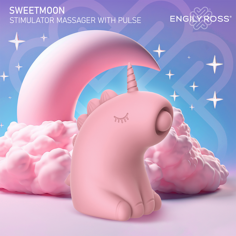 ER - Sweetmoon Unicorn - Clitoris Massager met Pulse - Zachtroze-Erotiekvoordeel.nl