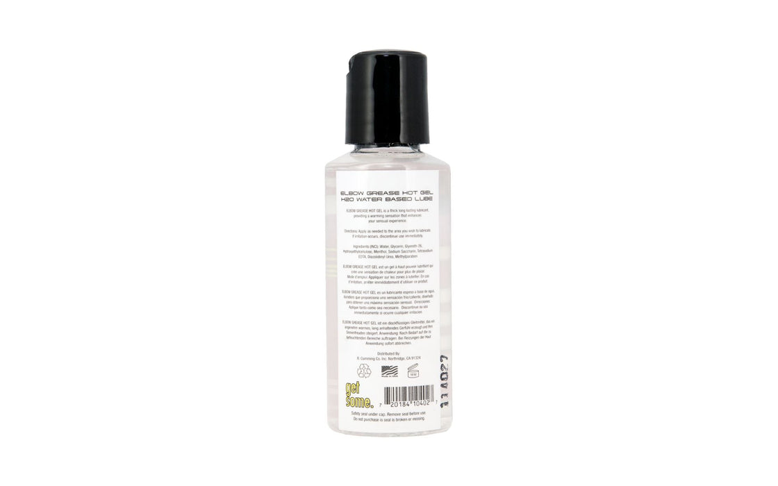 Elbow Grease H2O Hot Gel - Verwarmend Glijmiddel Gel-Laced-up.nl