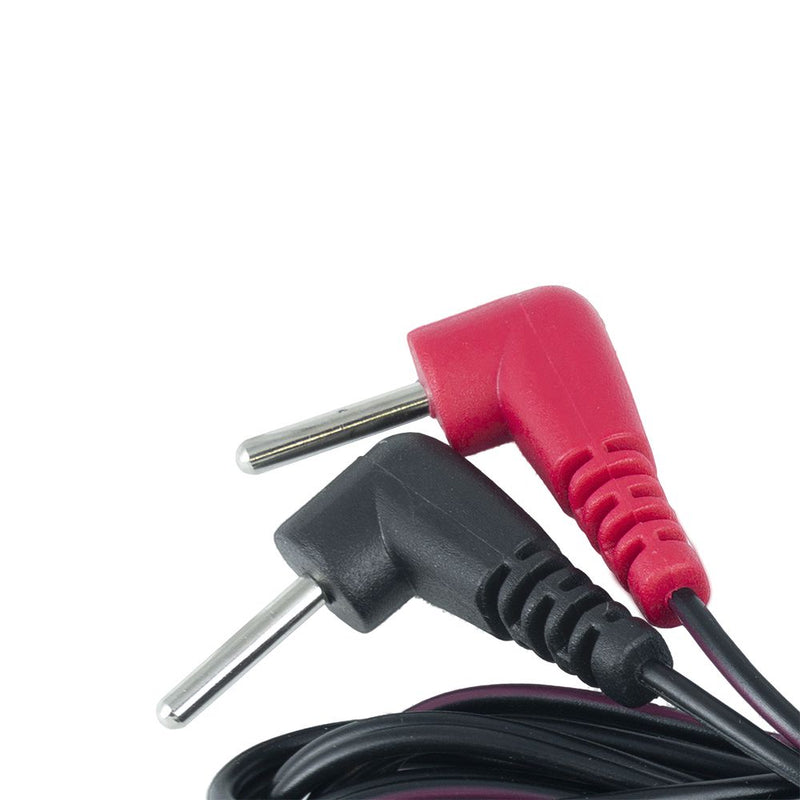 ElectraStim - Electrosex - Kabel met 90 Graden Plugs-laced-up.nl