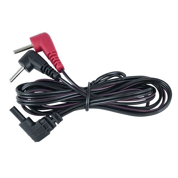 ElectraStim - Electrosex - Kabel met 90 Graden Plugs-laced-up.nl