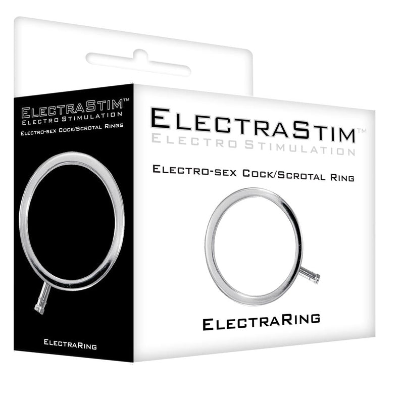 ElectraStim - Electrosex - Massief Metalen E-stim Cockring-Laced-up.nl