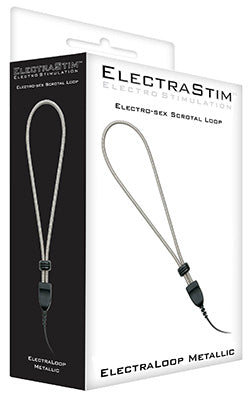 ElectraStim - Electrosex - Metallic Verstelbare Scrotum Loop-laced-up.nl