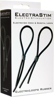 ElectraStim - Electrosex - Rubberen Verstelbare Penis En Scrotum Lussen-Laced-up.nl
