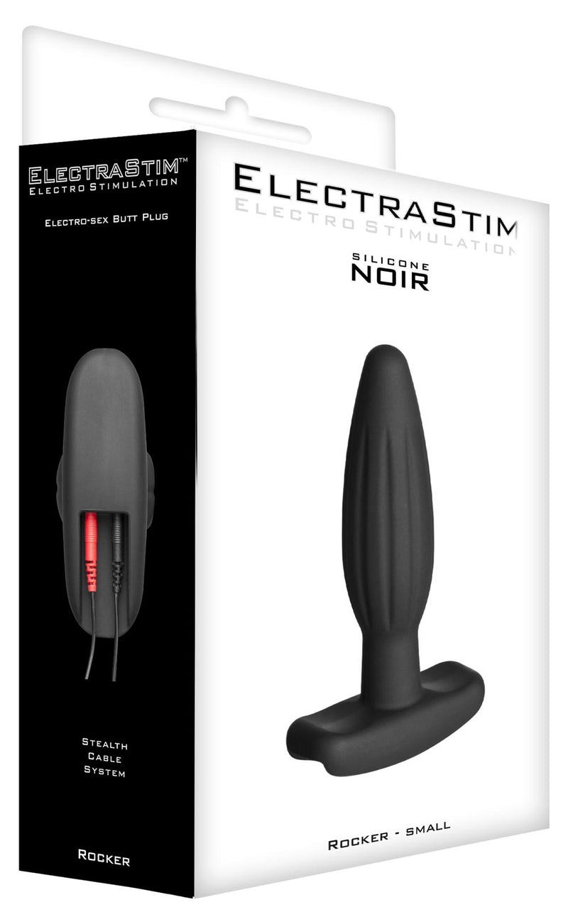 ElectraStim - Electrosex - Silikon-Analplug „Noir Rocker“ - drei Größen - Laced-up.nl