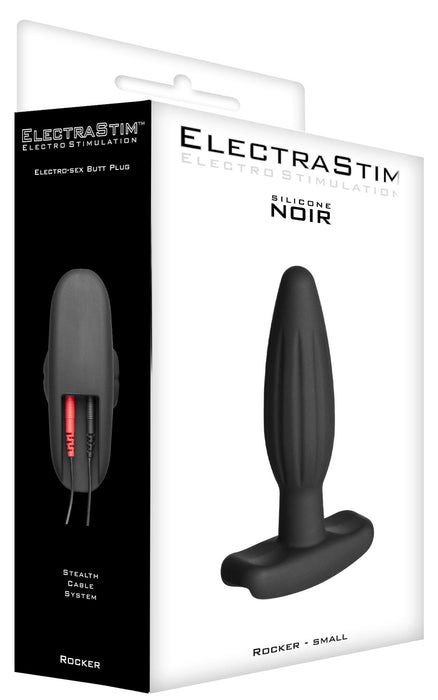 ElectraStim - Electrosex - Siliconen Noir Rocker Buttplug - Drie Maten-Laced-up.nl