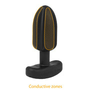 ElectraStim - Electrosex - Tartarus Quadripolar Buttplug - Zwart-laced-up.nl