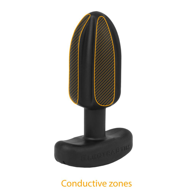 ElectraStim - Electrosex - Tartarus Quadripolar Buttplug - Zwart-laced-up.nl