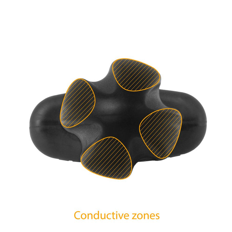 ElectraStim - Electrosex - Tartarus Quadripolar Buttplug - Zwart-laced-up.nl