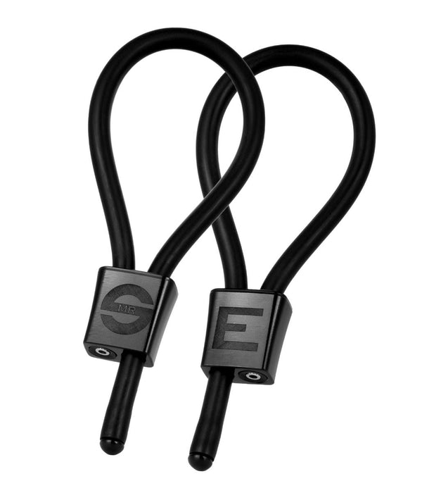 ElectraStim x Mr S Leather Prestige ElectraLoops - Zwart - Penisringen - 2 stuks-Laced-up.nl