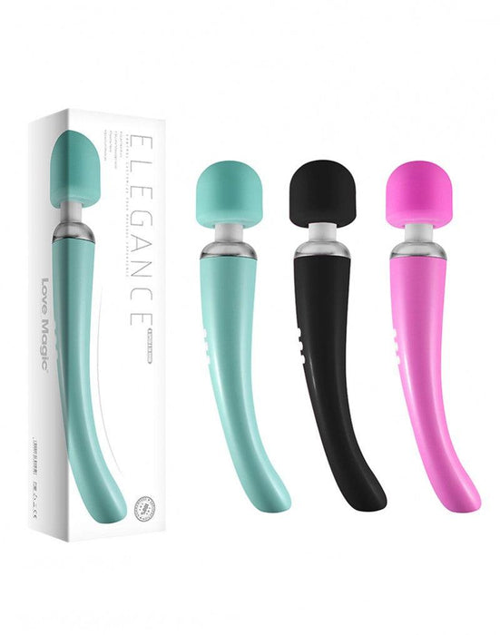 Elegance Wand Vibrator - oplaadbaar - Turquoise-Laced-up.nl