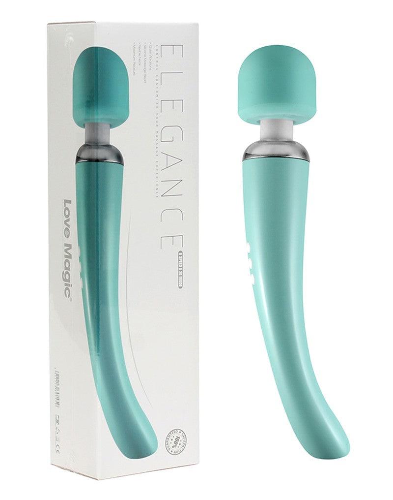 Elegance Wand Vibrator - oplaadbaar - Turquoise-Laced-up.nl