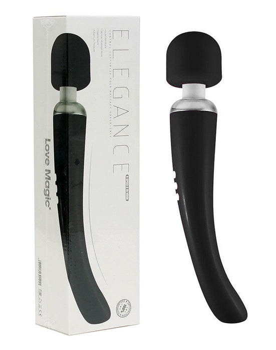 Elegance Wand Vibrator - oplaadbaar - Zwart-Laced-up.nl