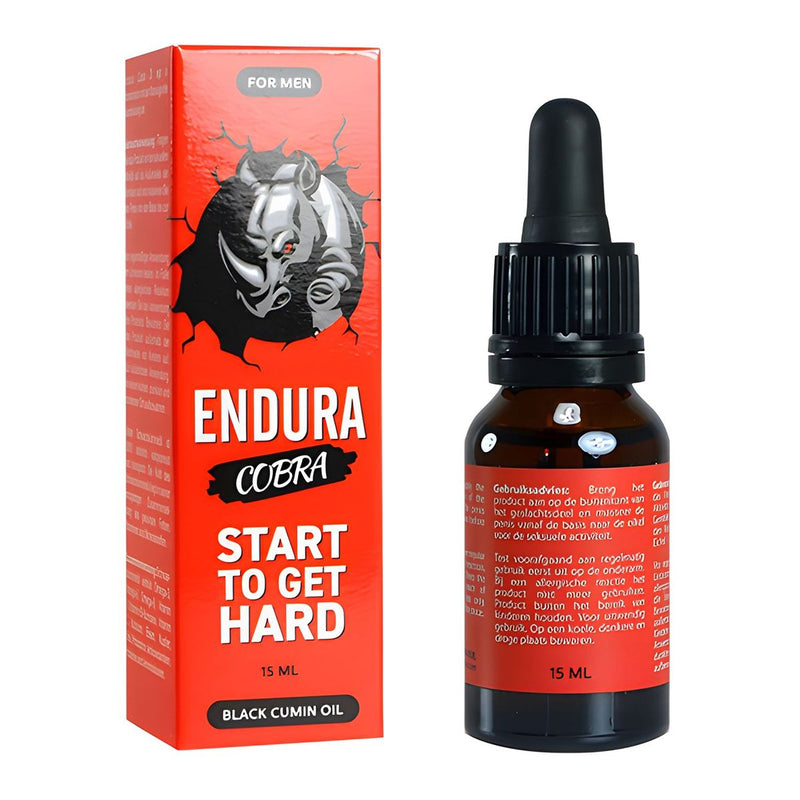 Endura Cobra Cumin Oil - Start to Get Hard - Bessere Erektionen - Laced-up.nl