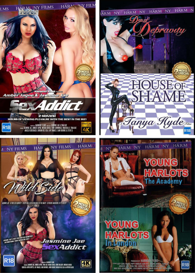 Erotic DVD - Harmony - Set of 8 DVDs - Pack E-Laced-up.nl