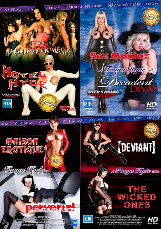 Erotic DVD - Harmony - Set of 9 DVDs - Pack A-Laced-up.nl