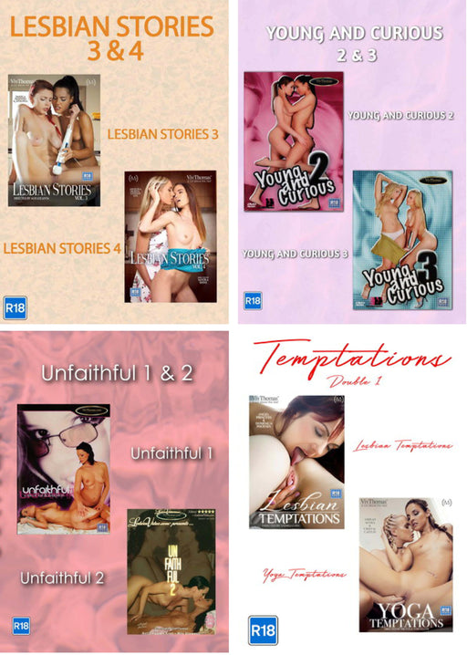 Erotic DVD - Viv Thomas - Set of 9 DVDs - Pack H - Laced-up.nl