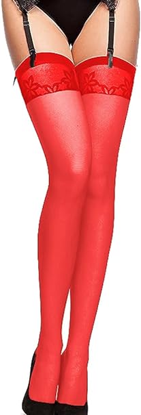 Fiore - Eclipse - Kousen - 20 denier - Rood-Laced-up.nl