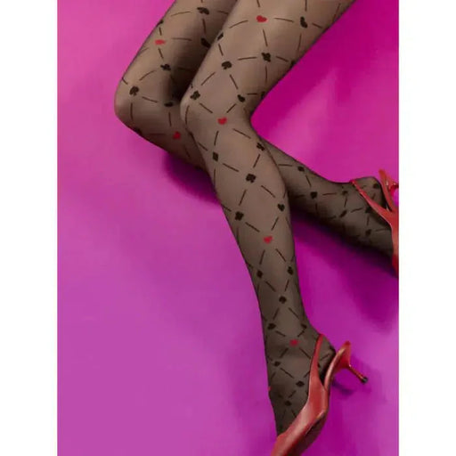 Fiore - Poker - Panty - 15 denier - Zwart-Laced-up.nl