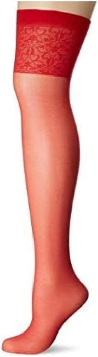 Fiore - Vesper - Kousen - 20 denier - Rood-Laced-up.nl