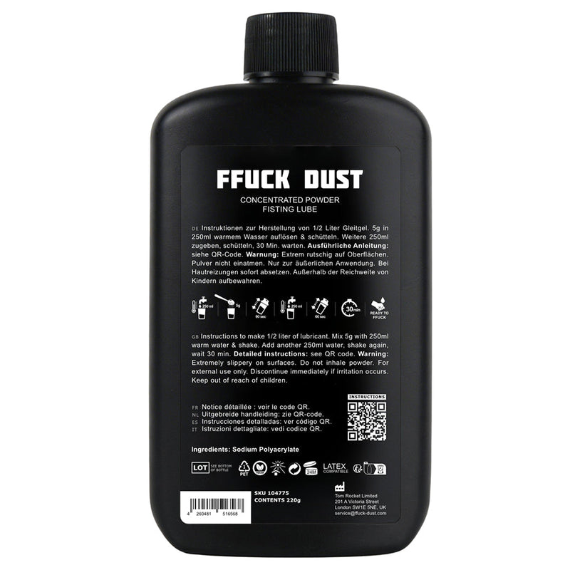 Fist Club - Ffuck Dust - Fisting Glijmiddel in Poedervorm-Erotiekvoordeel.nl