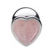 Fixxx - Aluminium Buttplug met Hartvormige Siersteen - Rose Quartz - 3 maten-Laced-up.nl