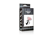Fixxx - Aluminium Buttplug met Hartvormige Siersteen - Rose Quartz - 3 maten-Laced-up.nl