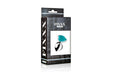 Fixxx - Aluminium Buttplug met Hartvormige Siersteen Turquoise - 3 maten-Laced-up.nl