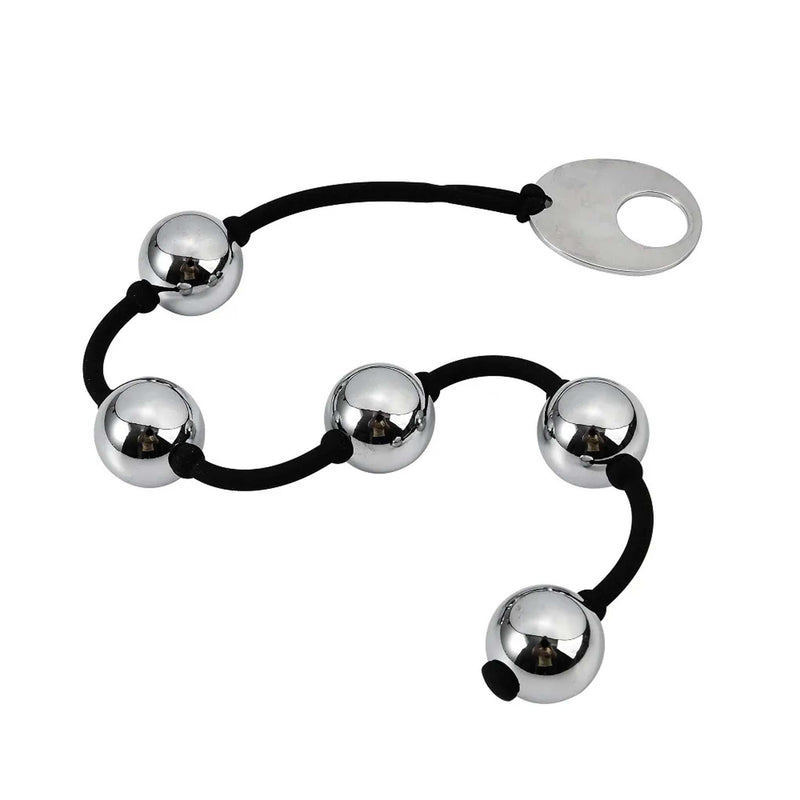 Fixxx - Anaal Kralen RVS - Siliconen Snoer - Zilver-Laced-up.nl