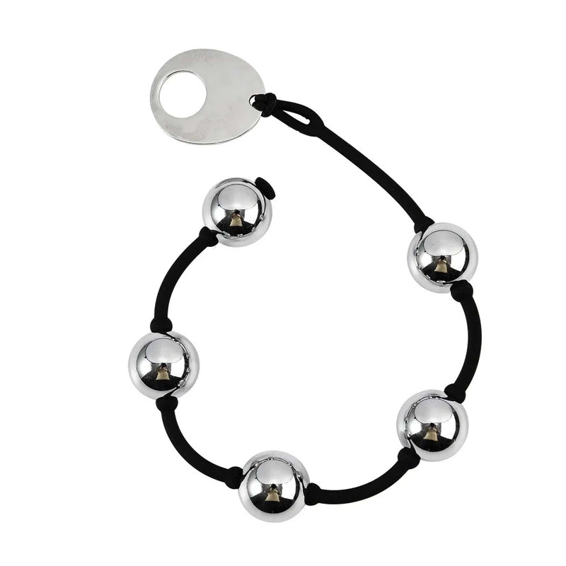 Fixxx - Anaal Kralen RVS - Siliconen Snoer - Zilver-Laced-up.nl