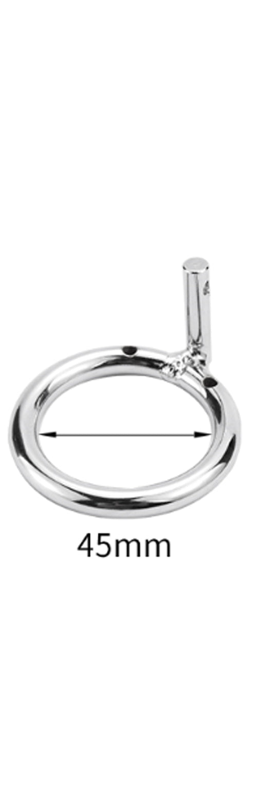 Fixxx - Apollo - Kuisheidskooi - Zilver - Drie Diameters-Laced-up.nl