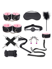Fixxx - BDSM Set - #PinkSession- 11 delen - Zwart/Roze-Laced-up.nl