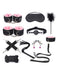 Fixxx - BDSM Set - #PinkSession- 11 delen - Zwart/Roze-Laced-up.nl