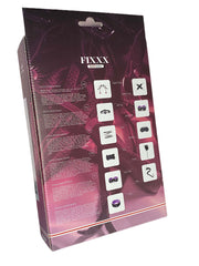 Fixxx - BDSM Set - #PurpleHaze- 11 delen - Zwart/Paars-Laced-up.nl