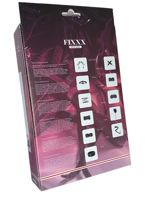 Fixxx - BDSM Set - #WannaPlay- 11 delen - Zwart-Laced-up.nl
