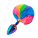 Fixxx - Bunny Tail Buttplug - Lengte 71 mm - Diameter 78 mm - Rainbow-Laced-up.nl