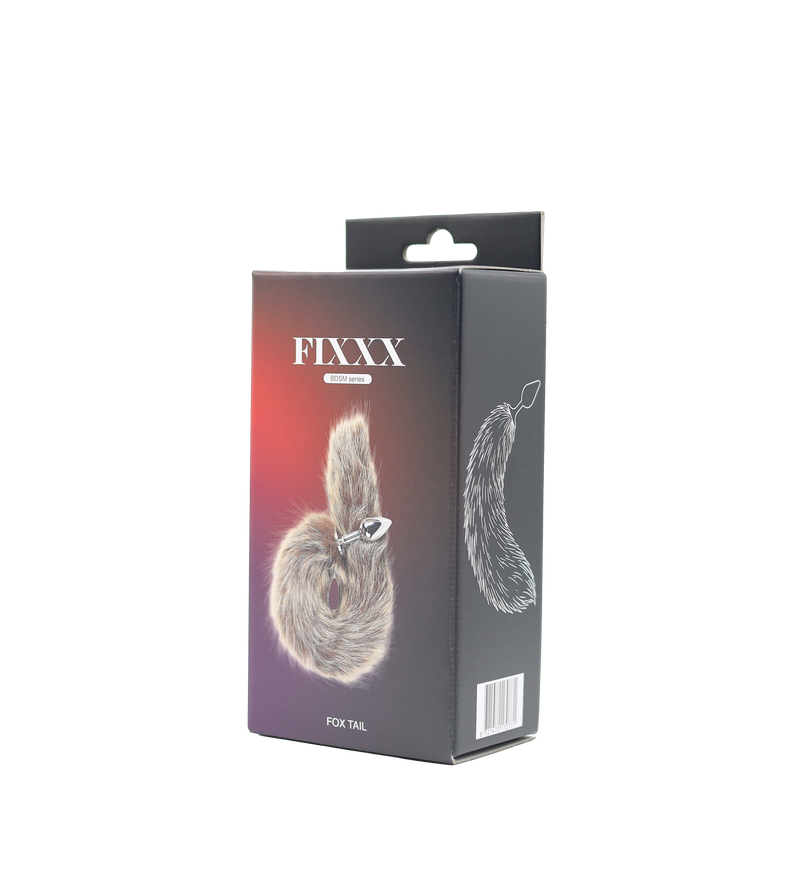 Fixxx - Buttplug met Vossenstaart - Bruin-Erotiekvoordeel.nl