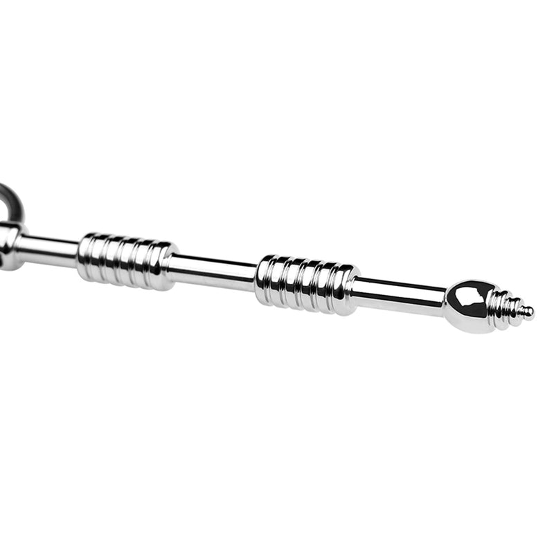 Fixxx - Cathether Penis Plug met Ribbels - RVS - Zilver-Laced-up.nl