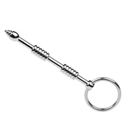 Fixxx - Cathether Penis Plug met Ribbels - RVS - Zilver-Laced-up.nl