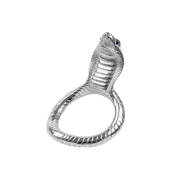 Fixxx - Cobra Head Cockring - Zilver - Twee Maten-Laced-up.nl