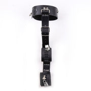 Fixxx - Collar met Boeien aan Riem - Zwart-Laced-up.nl