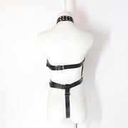 Fixxx - Fetish Harnasje - PU-Leer - One Size - Zwart-Laced-up.nl