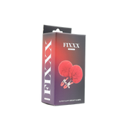 Fixxx - Fluffy Pom-Pom Nipple Clamps - Red-Erotiekvoordeel. nl