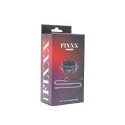 Fixxx - Collier rembourré avec laisse - Noir - Laced-up.nl