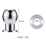 Fixxx - Holle Anaal Plug - Aluminium - Zilver - Twee Maten-Laced-up.nl
