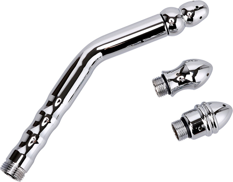 Fixxx - Intiem Douche - Vaginaal en Anaal te Gebruiken - Drie Koppen - Zilver-Laced-up.nl
